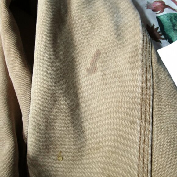 Vintage Baggy Carhartt Duck Canvas Streetwear Jacket L/XL Distressed Work Grunge - Picture 10 of 11